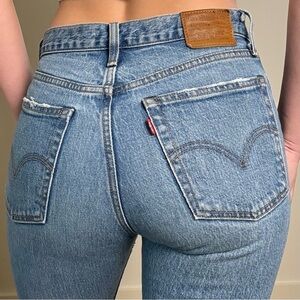 Levi's Wedgie Skinny Stretch Women's Blue Jeans